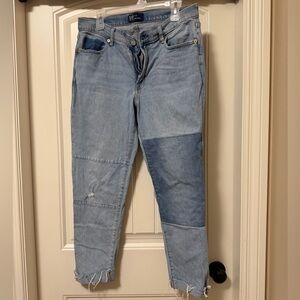 GAP Denim Girlfriend Jeans in Light Blue